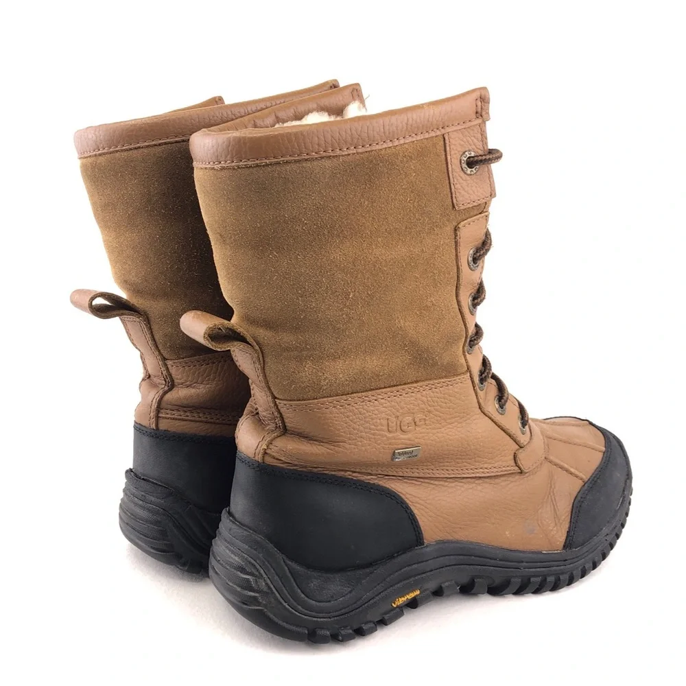 UGG Adirondack II Brown Leather Winter Boots